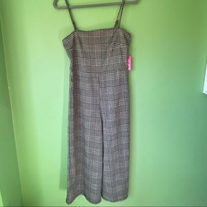 SOLD Plaid Jumpsuit